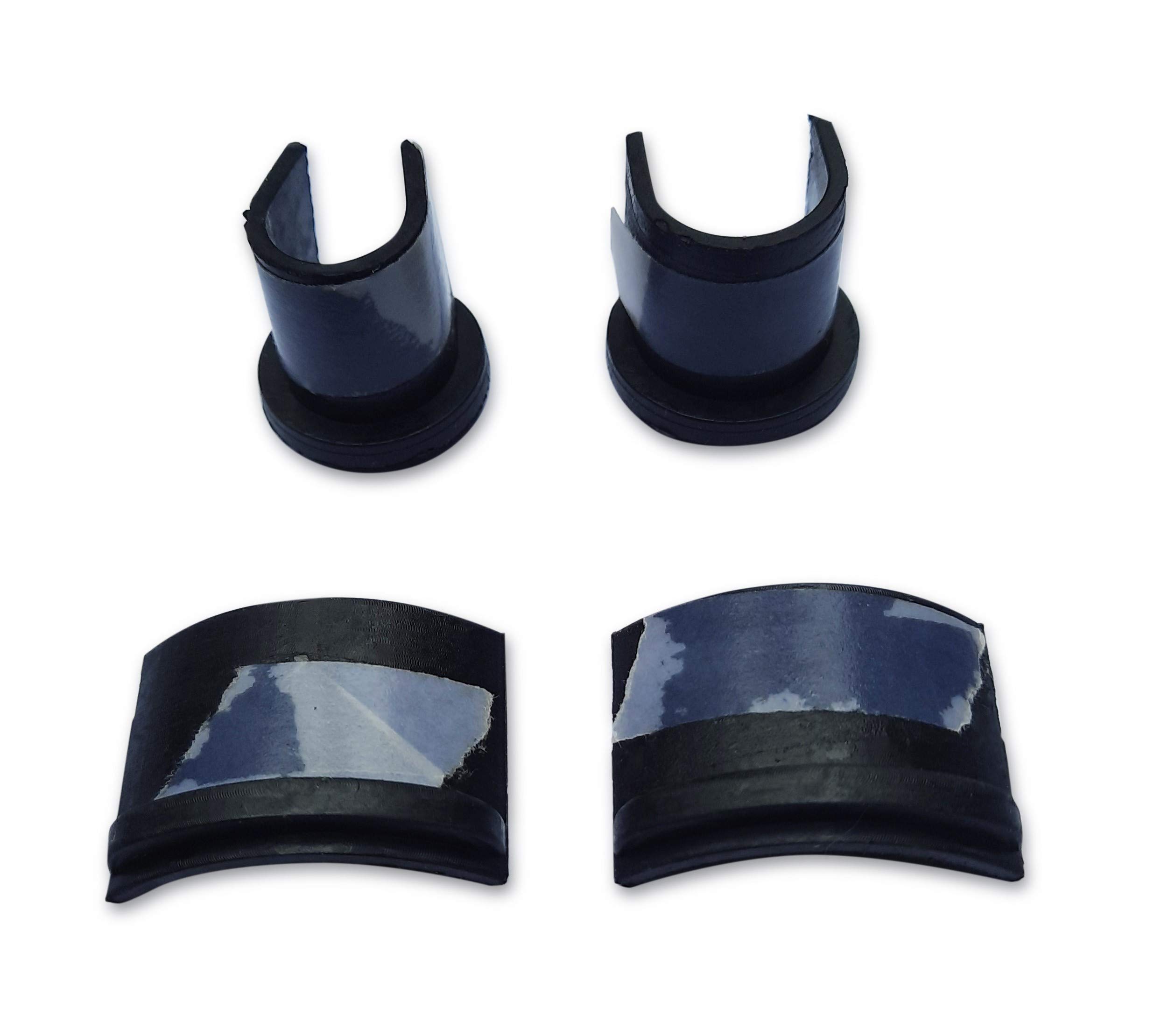 BigPantha - Set of 4 Rubber Inserts for a Motorcycle Grip Lock - to Prevent The Lock from Damaging Your Handlebar Grips