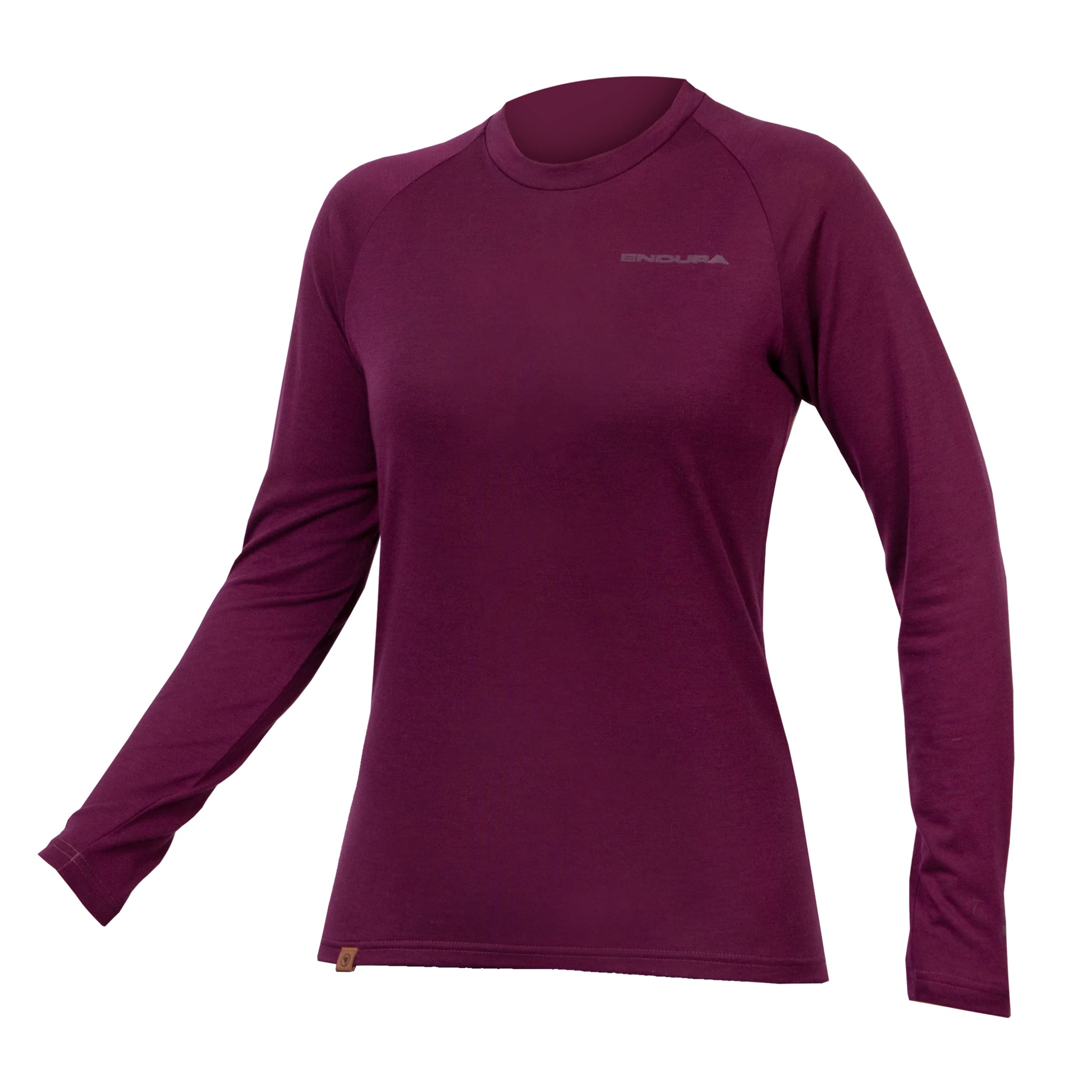 Endura Women's Aubergine Baabaa Long Sleeve Base Layer M