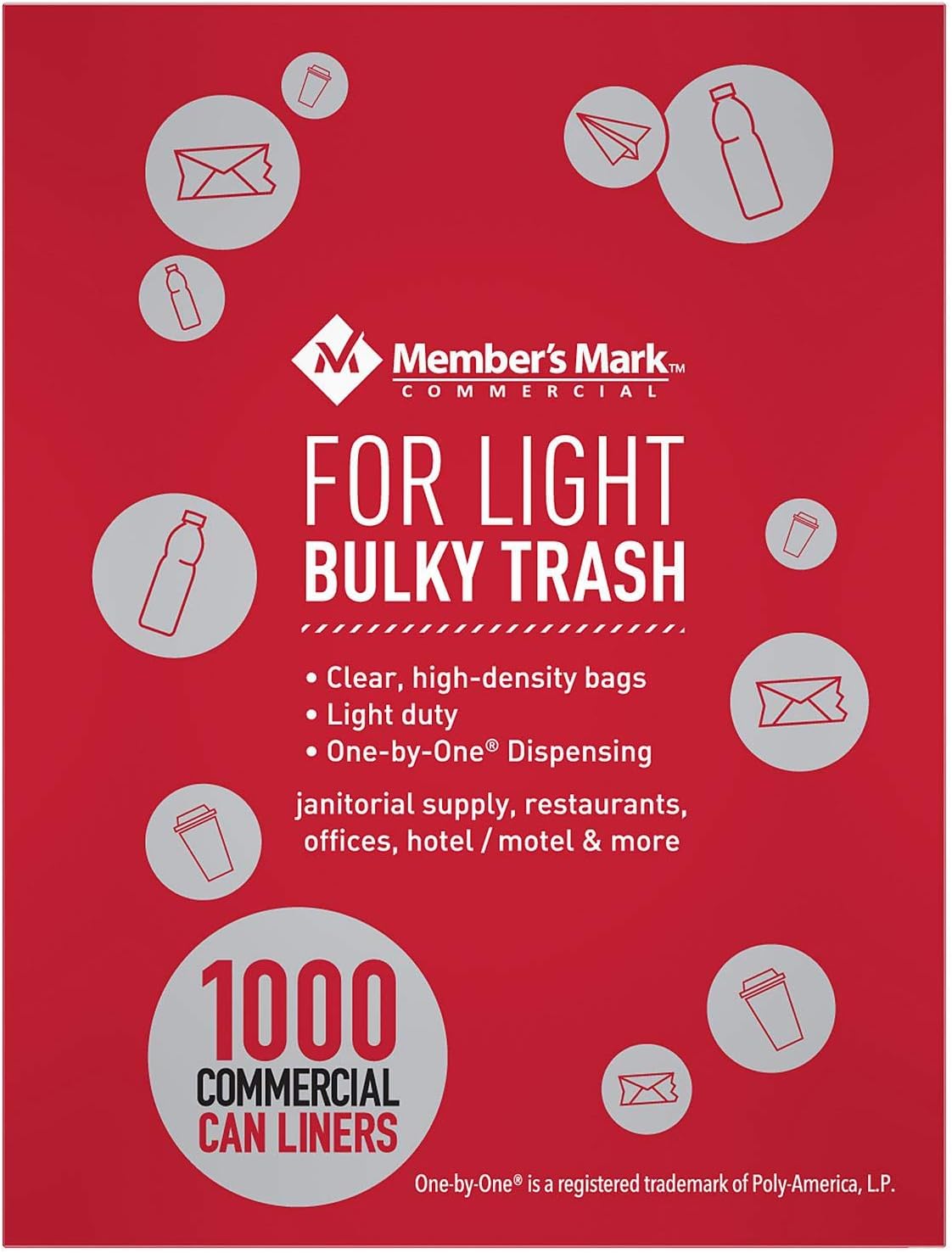 ProForce Commercial 7-10 gal. Trash Bags (1000 ct.)