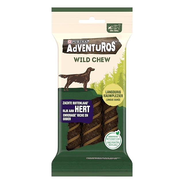 Foto 3 de 5 de Adventuros Wild Chew Small Deer - Bocadillos para Perros - (7 x 150 g)