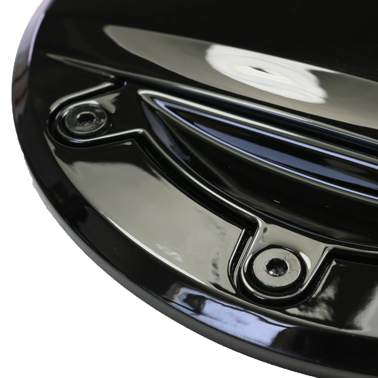 Fitting for 2016-20 Chevrolet Camaro GM Gloss Black Fuel Gas Door Fuel Tank Cap 23506590