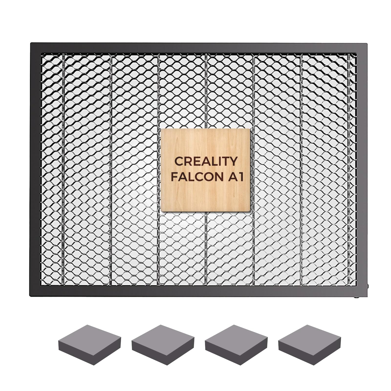 Creality Tavolo a nido d'ape 460 x 346 mm per incisore laser Falcon A1, A1 Pro, rapida dissipazione del calore, protezione desktop, incisione e taglio più puliti, tavolo da lavoro laser a nido d'ape
