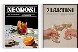 Retro-Chic Alcohol Art Wall Decor: Elevate Your Home Bar with Timeless Charm