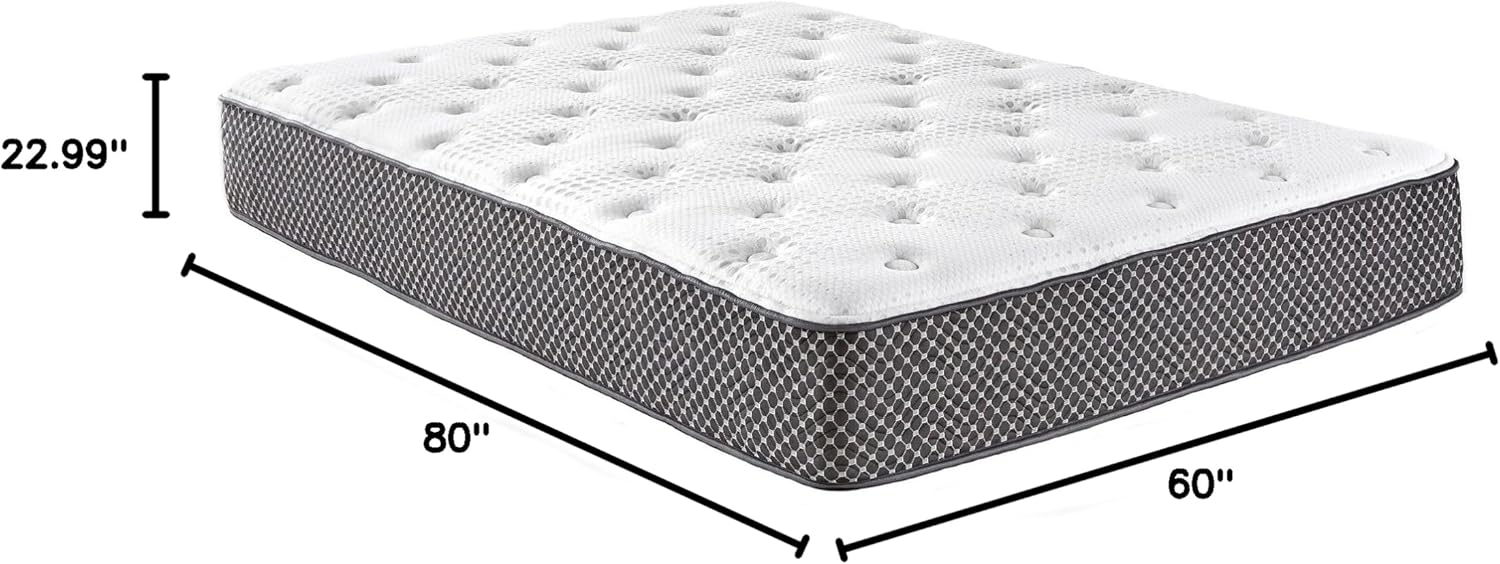 Split Queen Massaging Zero Gravity Adjustable Bed Bundle with 11" Hybrid Mattresses