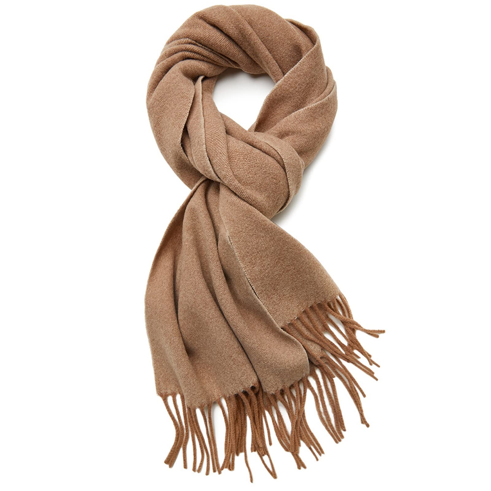Sciarpa Uomo Inverno Sciarpa invernale lavorata a maglia da uomo lunga mista a doppia faccia