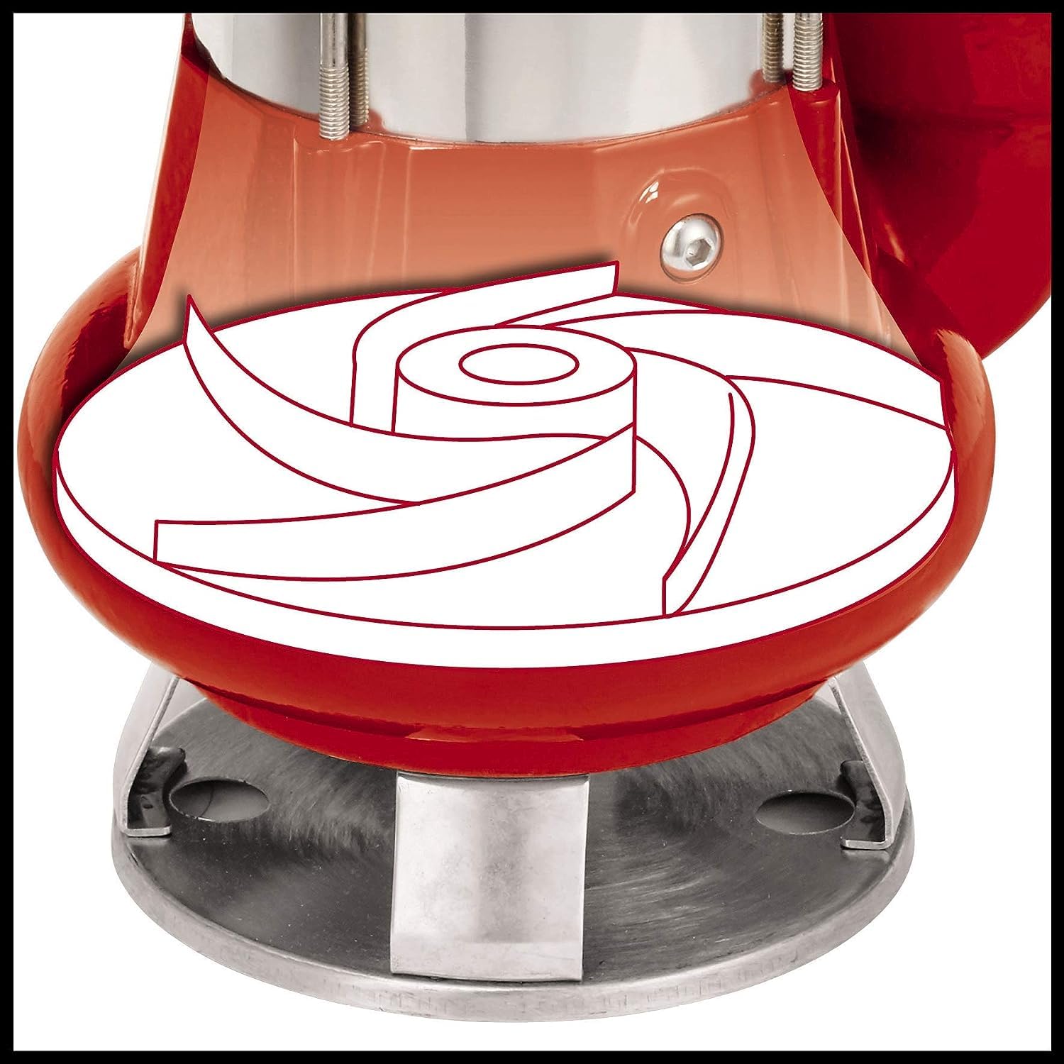 Einhell GC-DP 1340 G Schmutzwasserpumpe (1300W, Ø40mm Fremdkörper, 23.000L/h Förderleistung, Schwimmerschalter, Tragegriff, inkl. Universalanschlüsse)