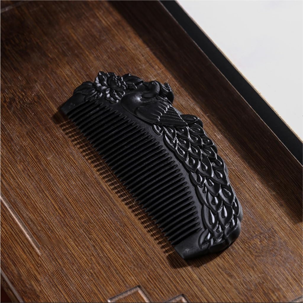 Peruka Grzebień Long Hair Fine Tooth Comb Wooden Curling Comb Massage Scalp Comb Suitable for Combing Curly Hair, Long Hair, Wet Hair, Etc. Duże grzebienie do włosów