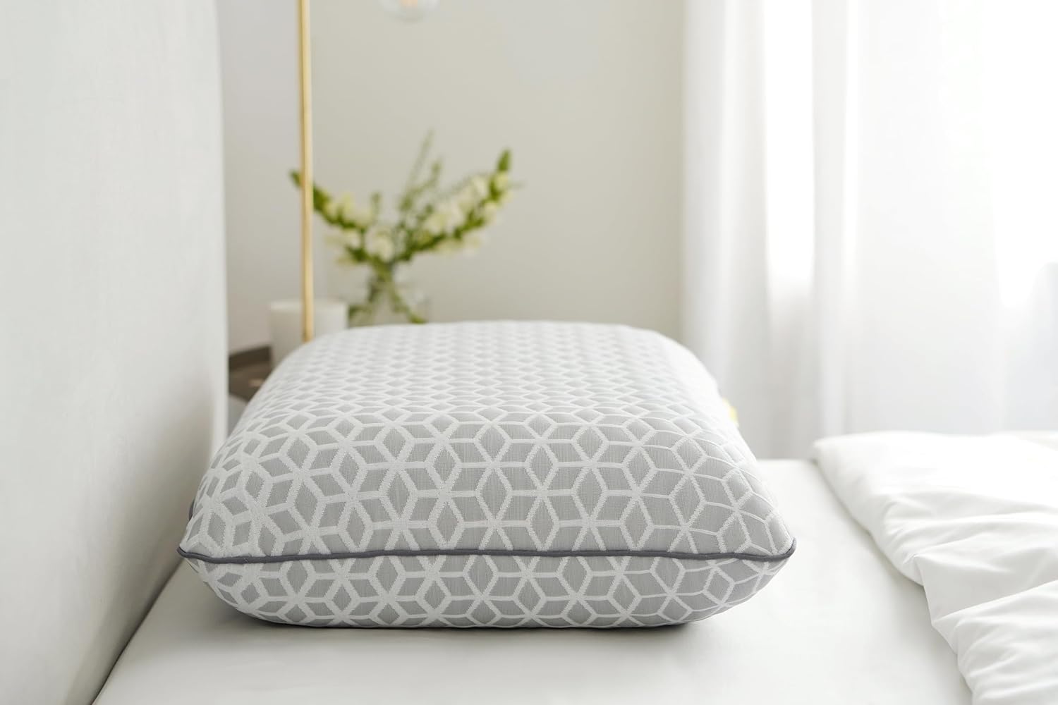 Brightr Eclipse Memory Foam Adjustable Pillow | Neck & Shoulder Pain Relief | Very Firm Comfort | For Side, Back & Front Sleepers | 45x65cm