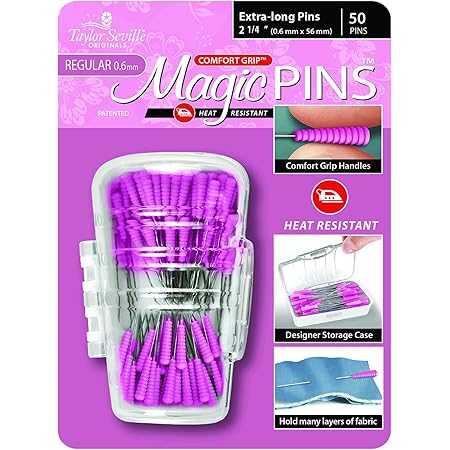 Roestvrij Staal 24 Stuks Naaiclips Roestvrij Staal Sewing Notions Unbekannt Taylor Seville Magic Clips 24/Pkg-Mini Küche, Haushalt Cotton Fabric By The Yard Clips Voor Quilten En Naaien Naai Clips
