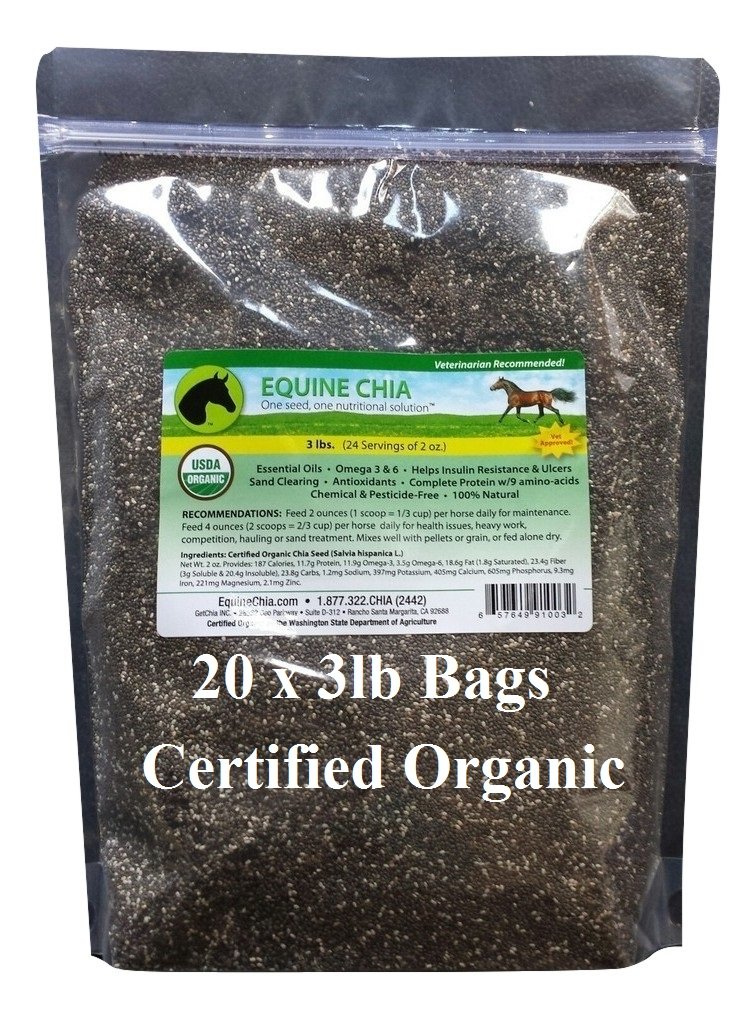 Amazon.com : Equine Chia Brand - Certified Organic Chia Seeds ...