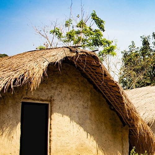 Miniatura 3 de VOSAREA Techo de paja artificial Simulación de paja techo de paja techo de paja de jardín techos de paja falsa Tiki bar ing paja mexicana techo de