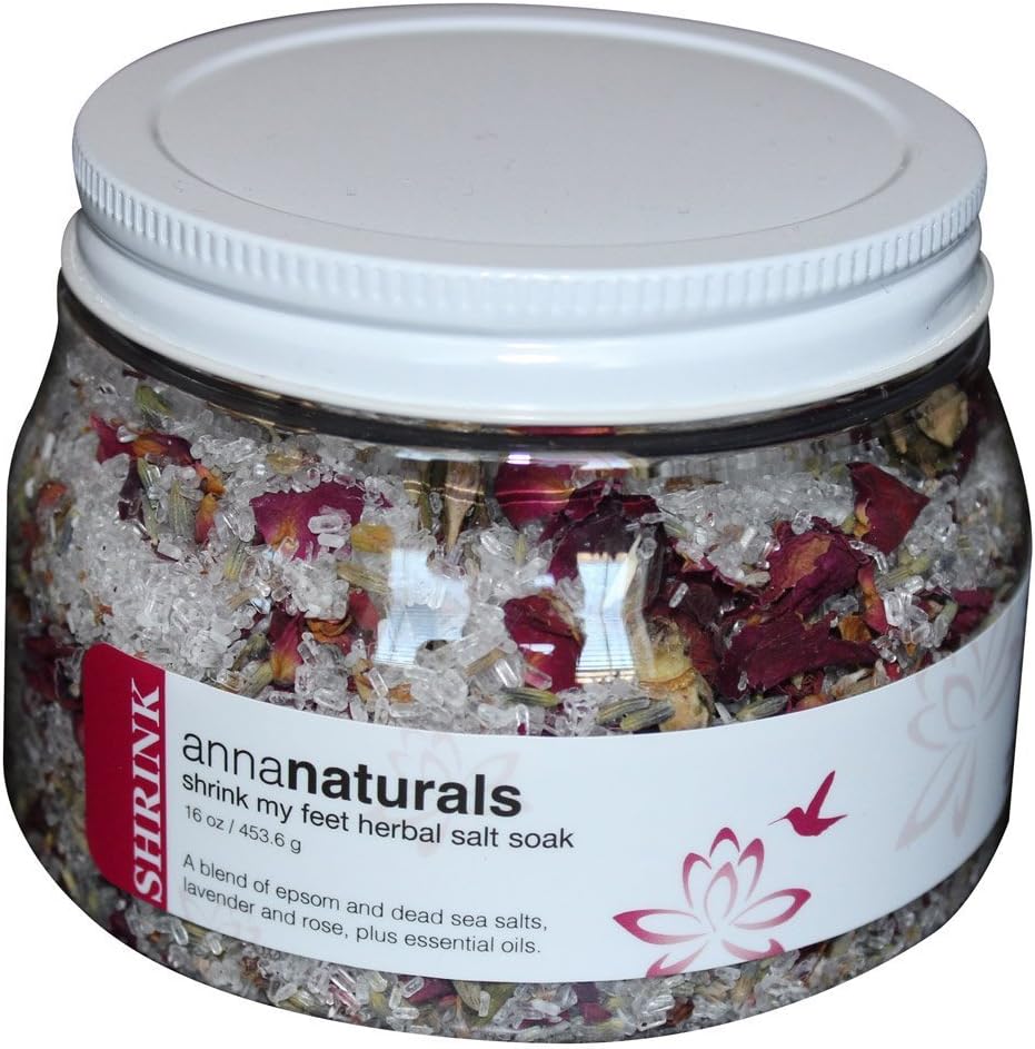 Anna Naturals Shrink My Feet Soak, 16 oz