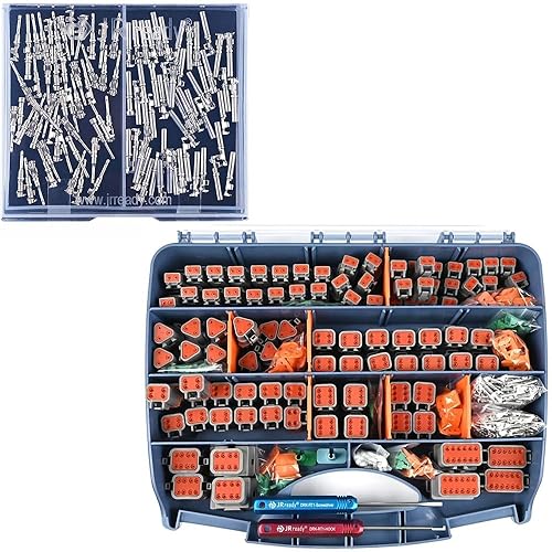 JRready ST6315+ST6255 DT Kit de conector impermeable 2 3 4 6 8 12 pines conector gris en automóviles, vehículos todoterreno, vehículos de