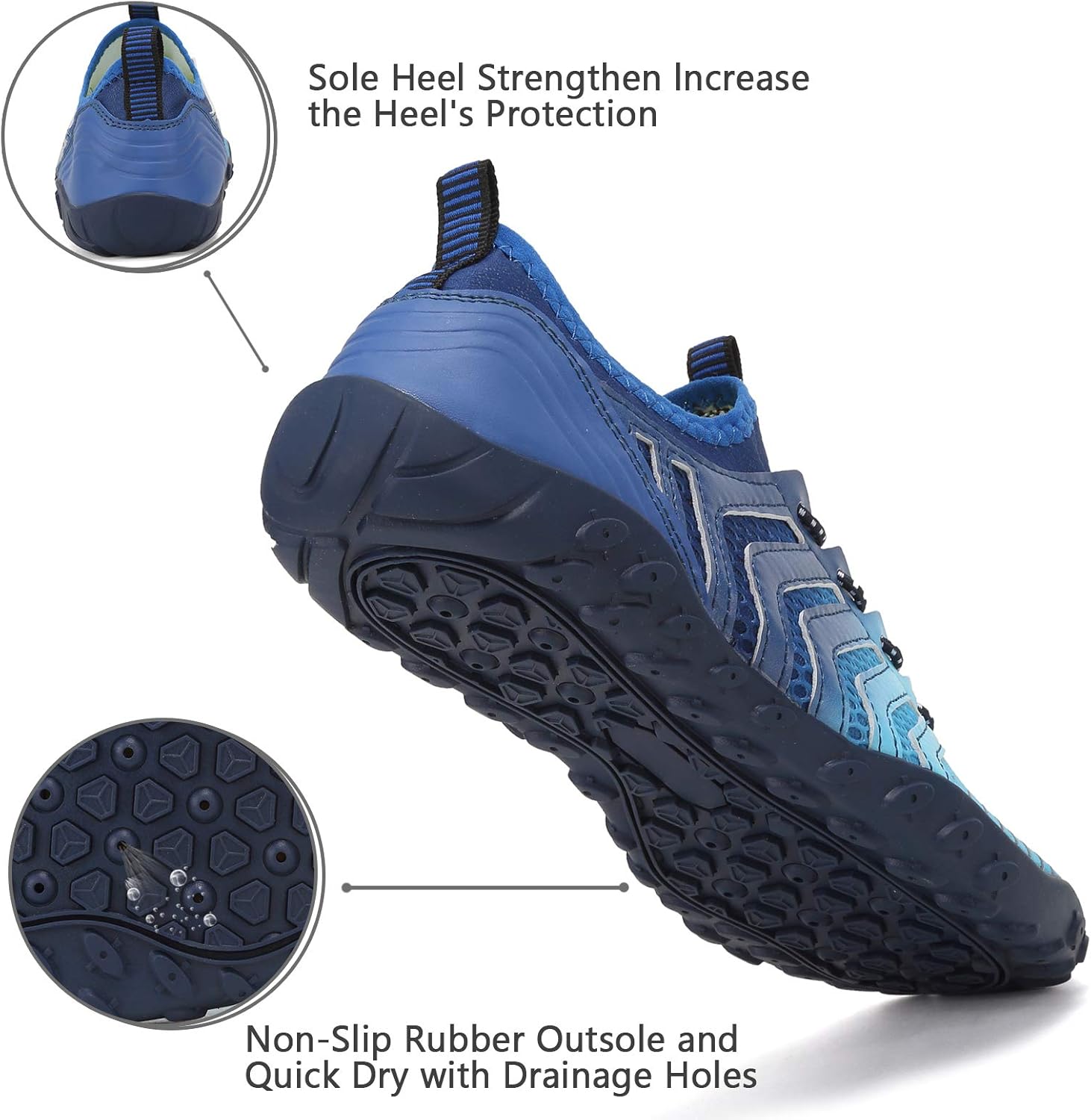 WateLves Water Shoes Mens Womens Barefoot Beach Swim Shoes Quick-Dry Aqua Socks Pool Shoes for Surf Yoga Water Aerobics - Image 5