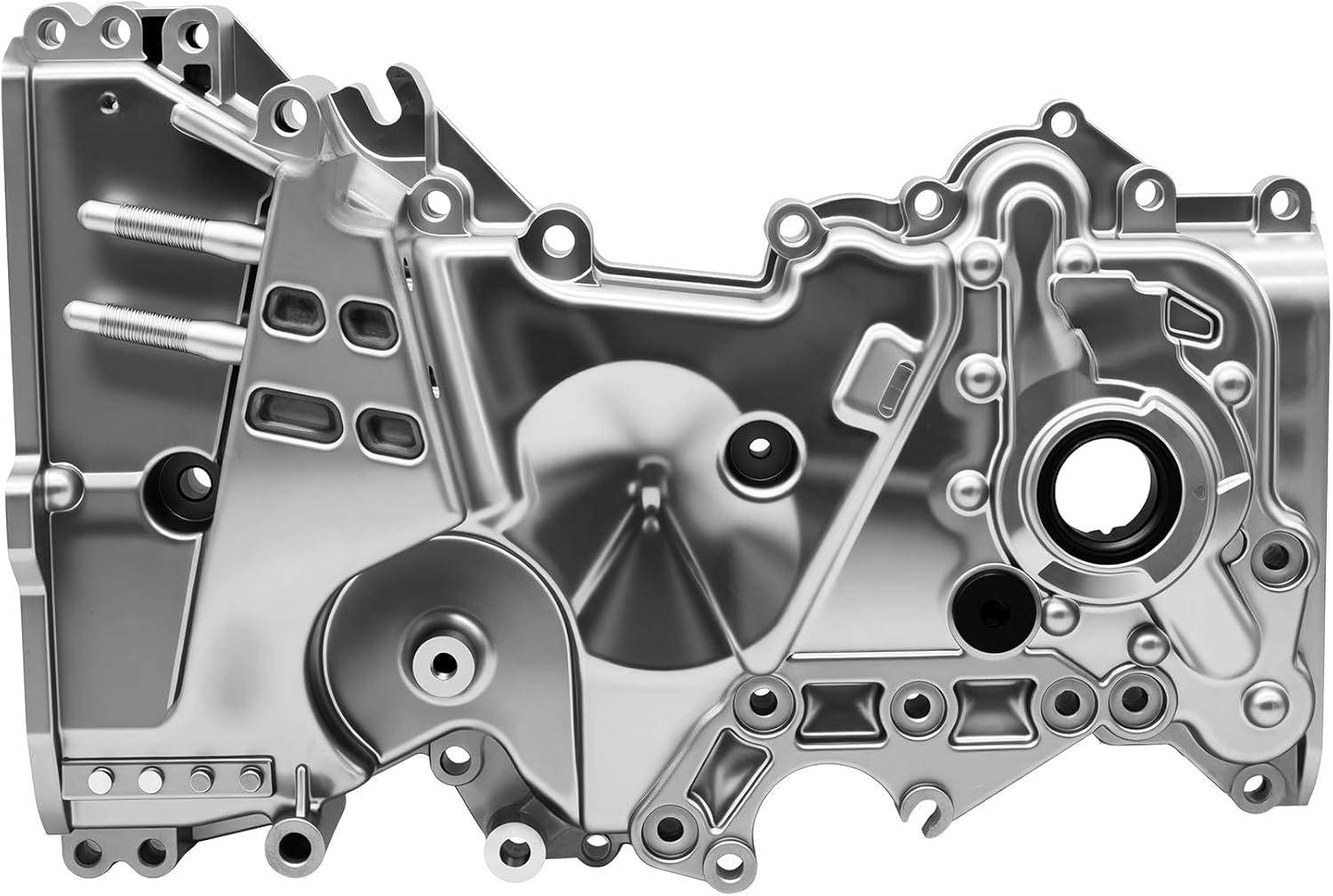 Timing Chain Cover Oil Pump Fits 2014-2021 Hyundai Tucson, 2012-2013 Elantra, 2014-2016 Kia Forte/Koup, 2014-2018 Forte Forte5, 2012-2019 Soul, for 1.8L/2.0L, Replace# M580 21350-2E030