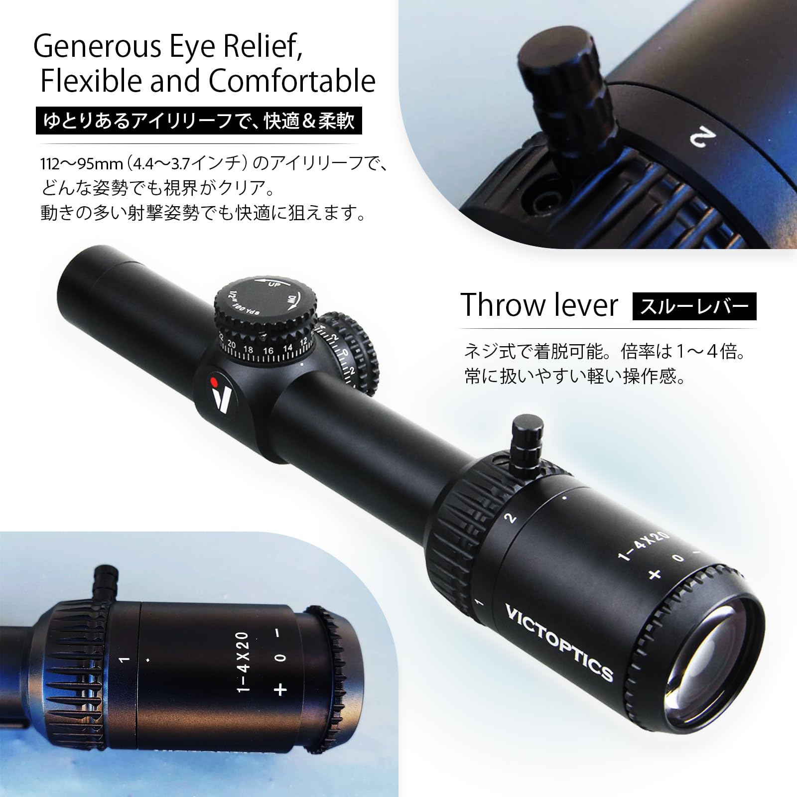 VICTOPTICS スコープ 付属品あり VICTOPTICS スコープ 付属品あり Amazon.co.jp: VictOptics