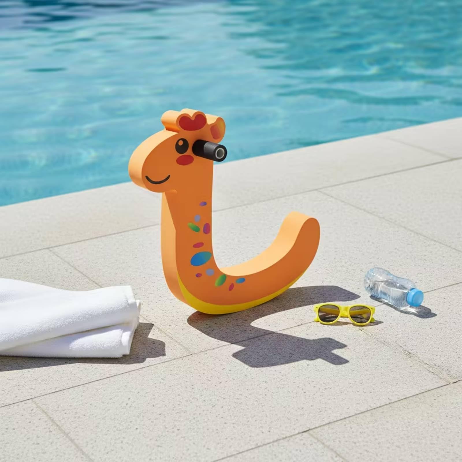 Bouée de Natation Enfant Aide à la Flottaison Planche de Piscine Jouet Aquatique avec Poignée Intégrée Construction EVA Surface Soignée Adaptée à