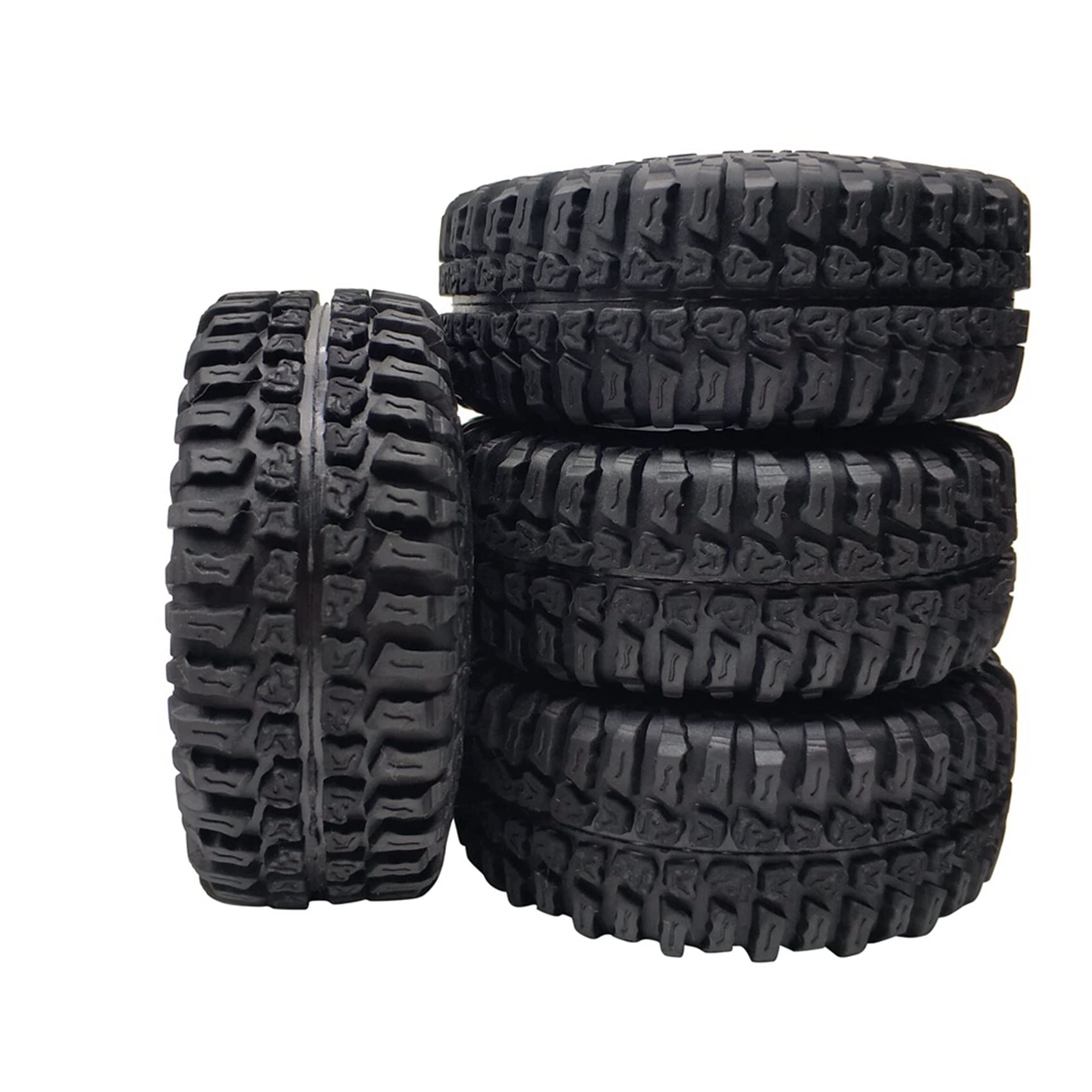 8 sztuk 100 mm 1,9 gumowe opony do 1/10 RC Crawler Auto SCX10 90046 AXI03007 TRX4 D90 CC01