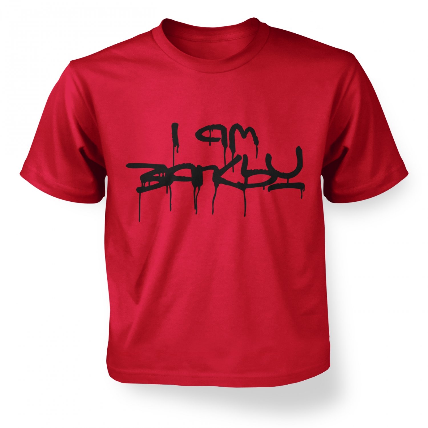 Banksy By Big Mouth Red I Am Banksy Kids' T-Shirt - Xl (12-14)