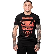Bad Boy Mens Authentic MMA Fight T-Shirt US, Alpha, X-Large, Regular, Regular Black