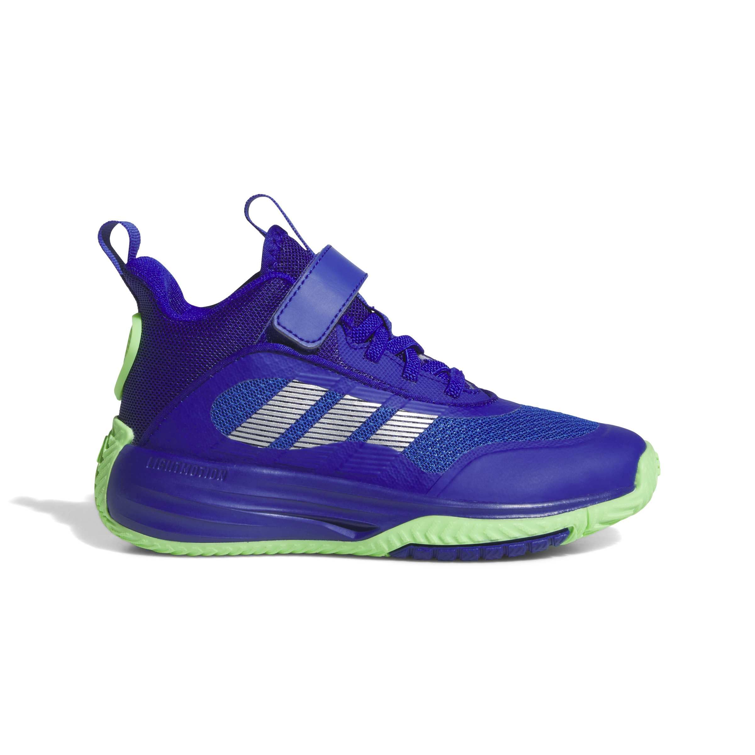 adidas Unisex - Bambini e Ragazzi Ownthegame 3.0 Shoes, Lucid Blue/Silver Met./Lime Burst, 31.5 EU