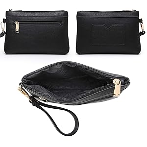 Amazon.com: MARCO M KELLY Women Two Tone Handbags (Black