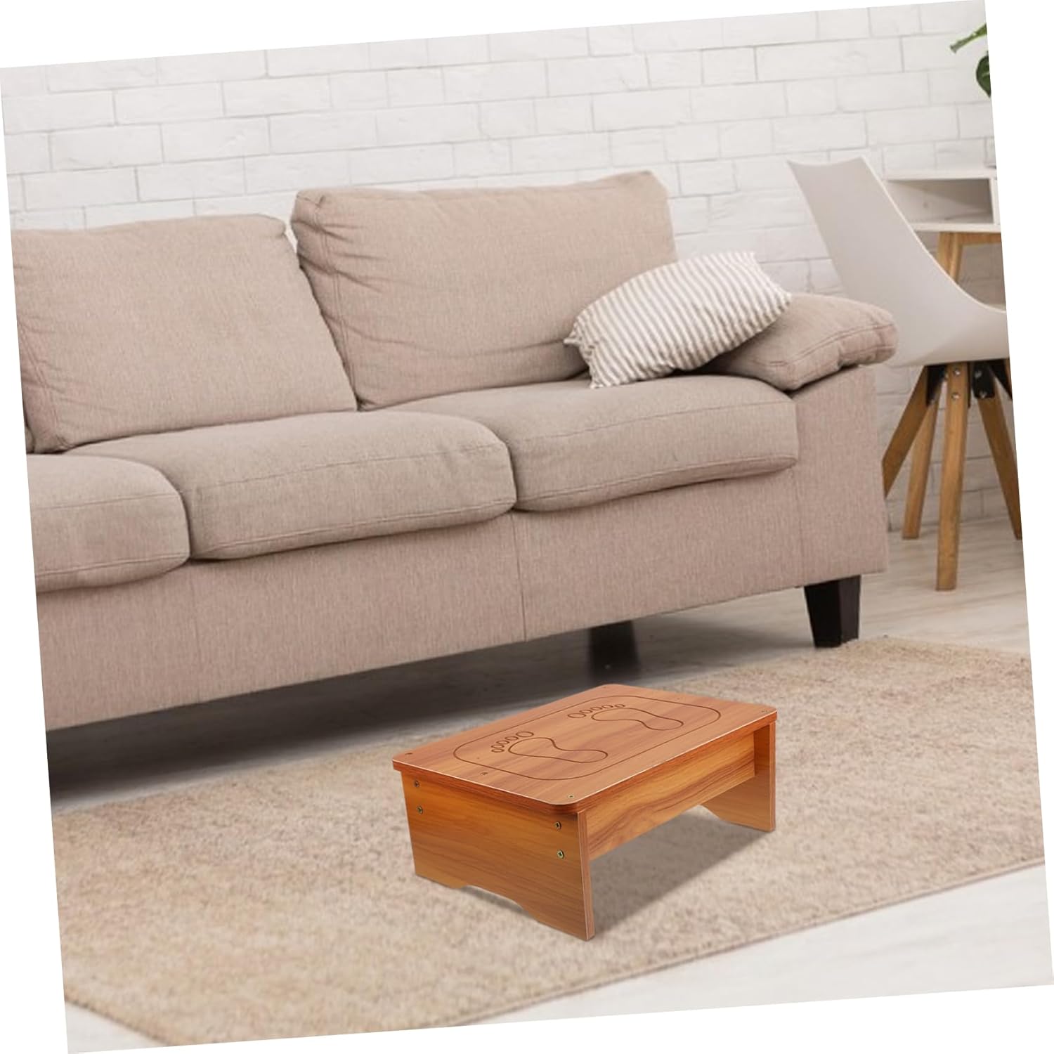 NOLITOY Stool for Boy Girl and Adults Non- Wooden Step Stool for High Beds Kitchen Bathroom No Assembly Needed Versatile Footrest for Home Office Use