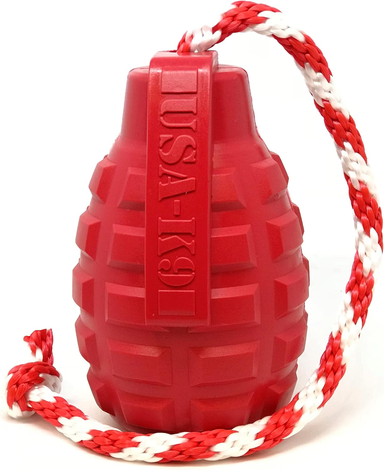 Pet Supplies SodaPup USAK9 Grenade Durable Dog Tug Toy, Chew Toy & Treat Dispenser Made in