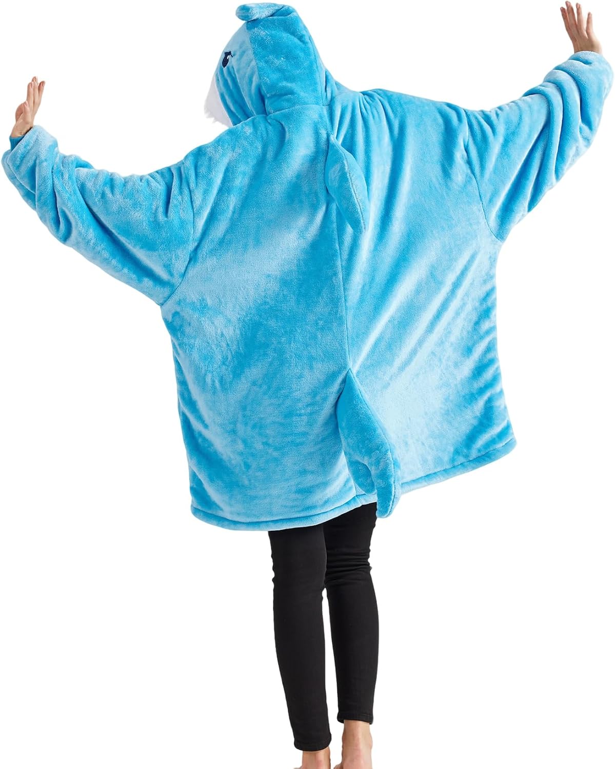 Unpifolov Unisex Animal Hoodie Pullover Costume Soft Cozy Warm Adult Men Women Oversize Wearable Blanket Hooded