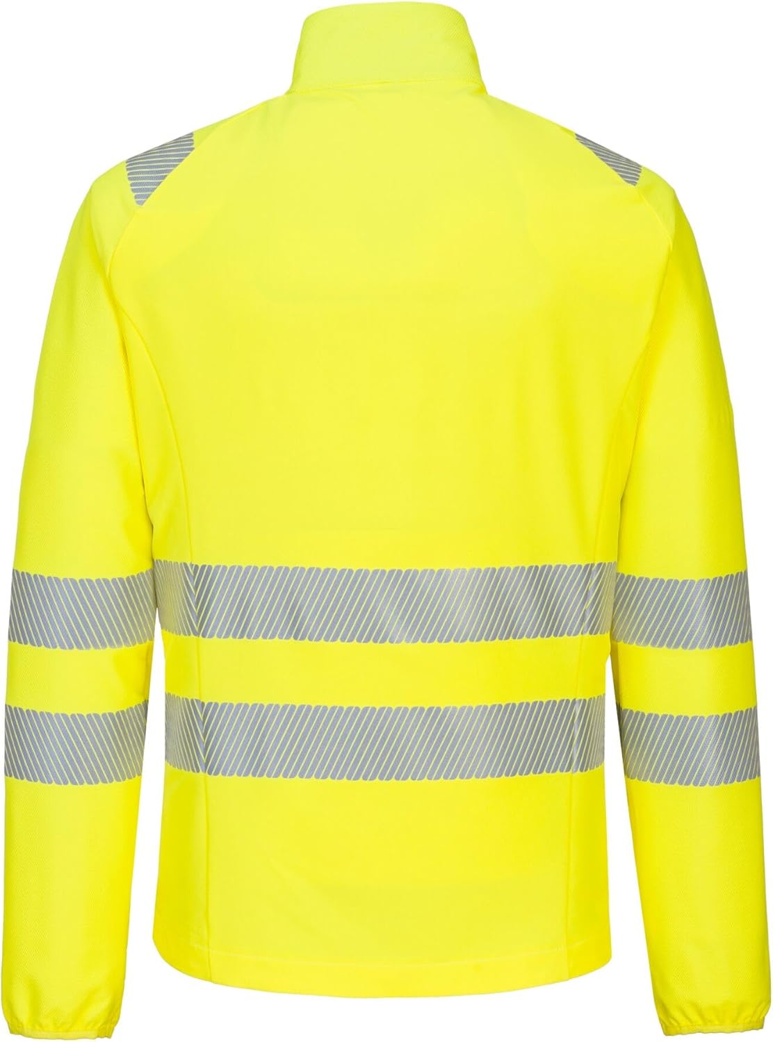 Portwest DX481 Men's Hi Vis Lightweight Work Jacket Mid Layer Stretch Reflective Full Zip Safety Utility Workwear