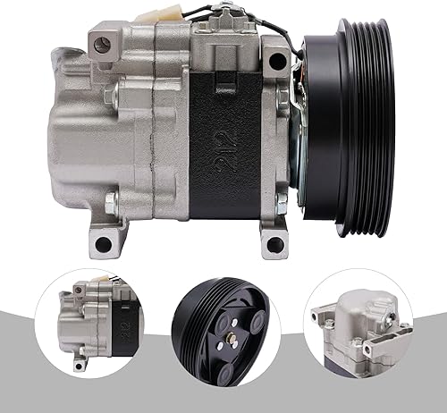 Miniatura 3 de Compresor de CA con embrague para Mazda Protege 2.0L 2001-2003 y 2002 Protege5 2.0L CO 10763C