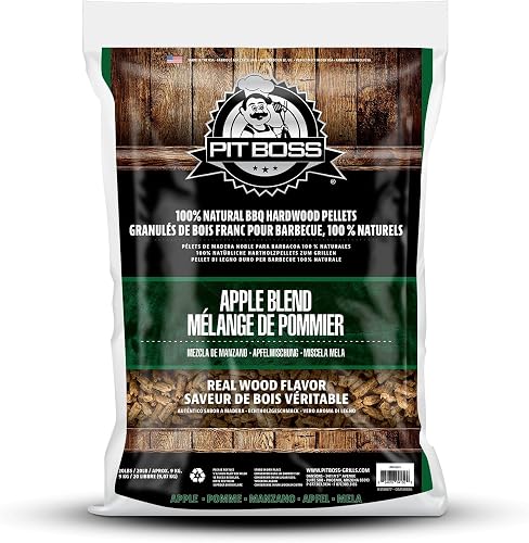 Pit Boss Apple Blend Natural BBQ Hardwood Pellets 9 kg