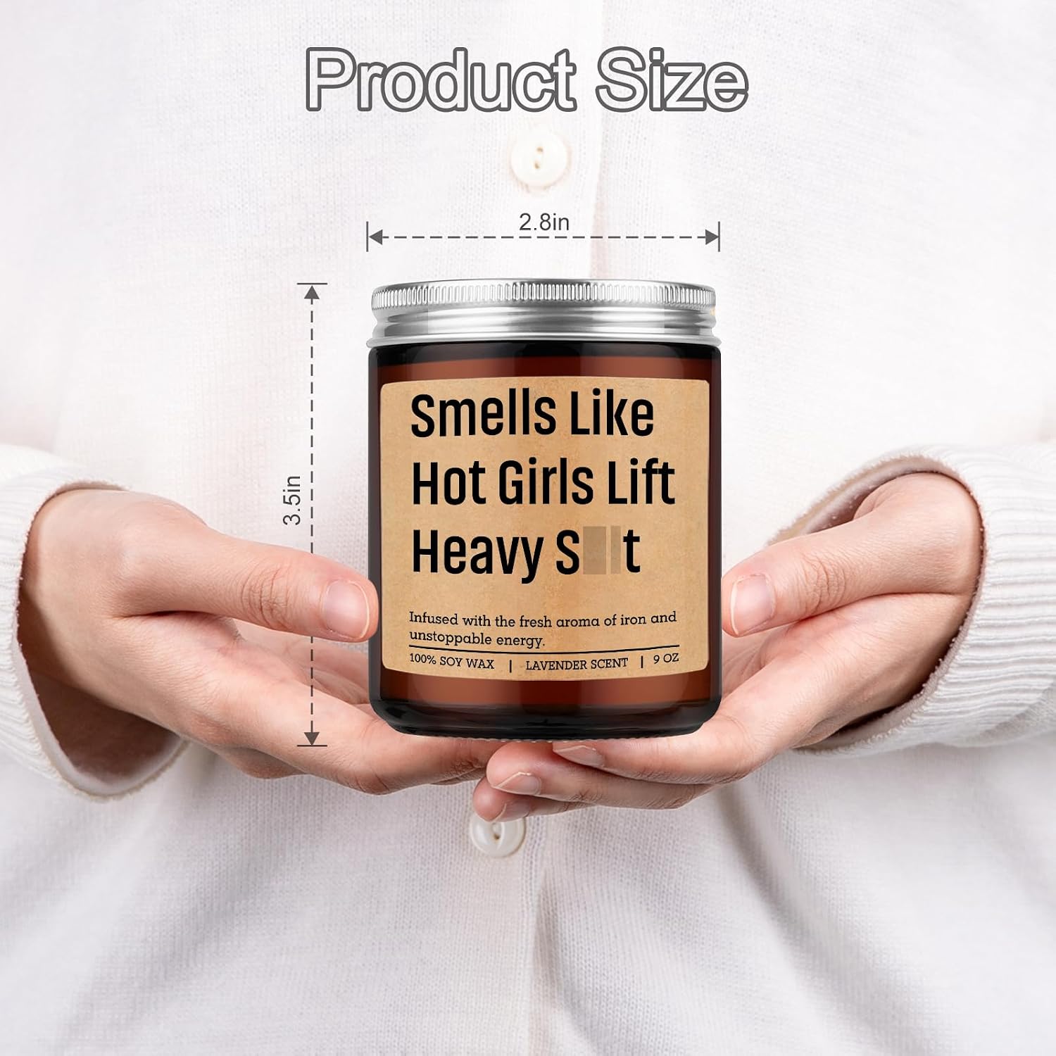 Miracu Candle, Gym Gifts for Women, Workout Gifts for Fitness Lovers Girl