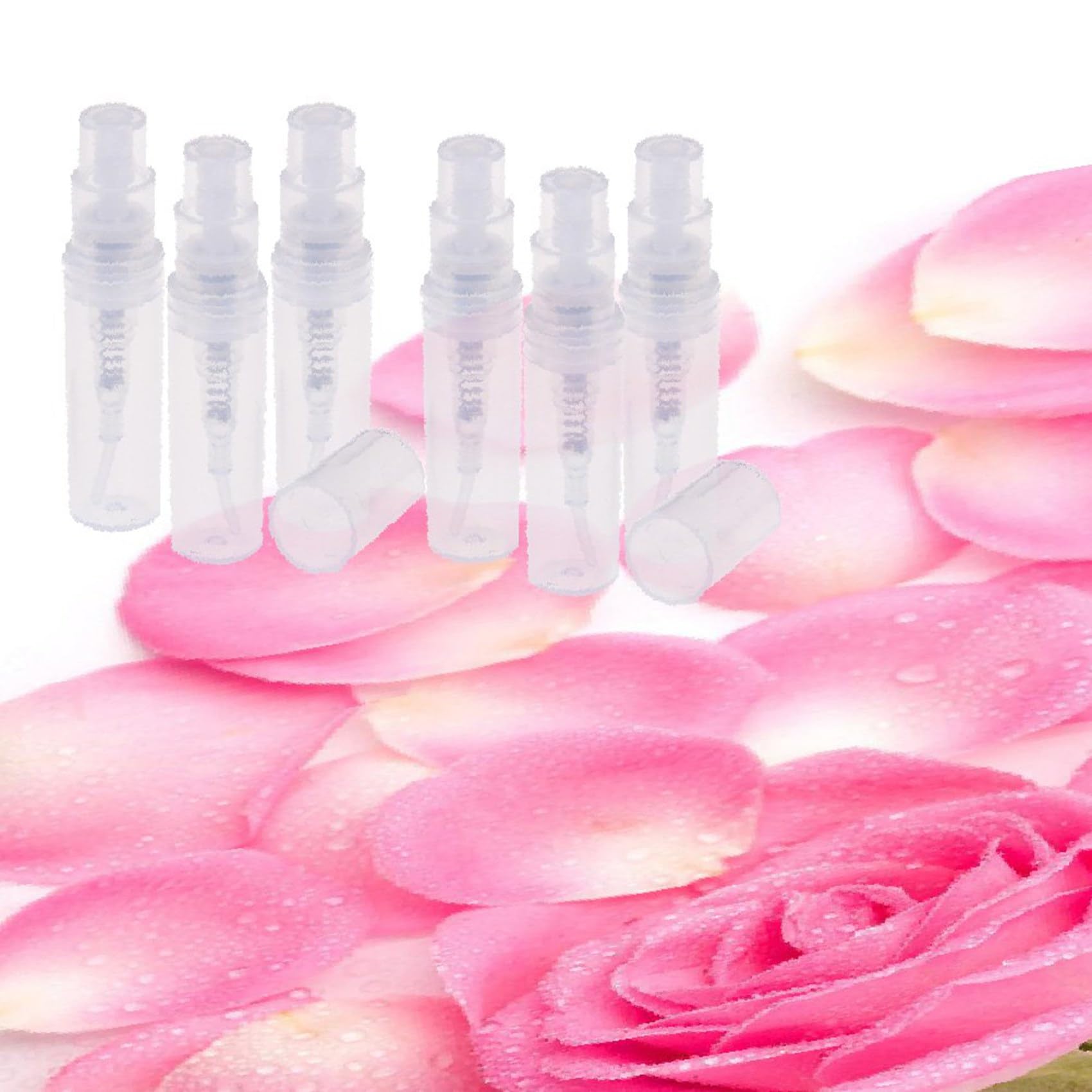 Mini przezroczysta butelka plastikowa 2 ml, perfumy, pusta butelka na próbki, nadaje się do towarzystwa podróży, 480