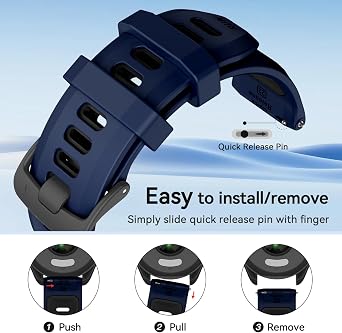 ISABAKE 22mm Strap for Garmin Vivoactive 4/Venu 2 3 45mm/Forerunner 255 265