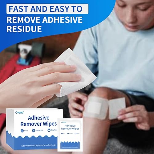 Miniatura 3 de 40 toallitas removedoras de adhesivo, almohadillas removedoras de cinta adhesiva, almohadillas de eliminación de cinta adhesiva de alta calidad,