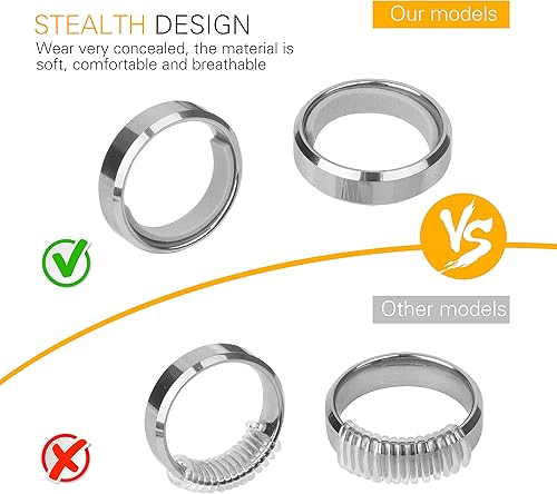 Miniatura 4 de Likimar Ajustador de tamaño de anillo para anillos sueltos Medidor de anillo invisible para anillos anchos