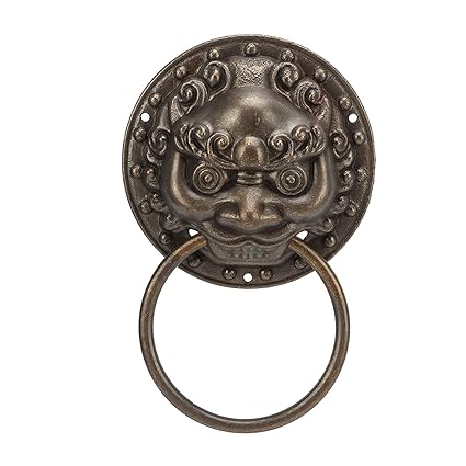 Antique Door Knocker, Exquisite Workmanship Multi Purpose Door Window Pull Rings for WoodenBoxes