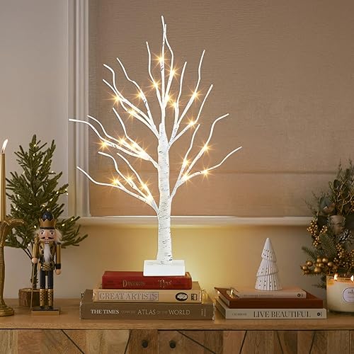 Miniatura 48 de PEIDUO RGBW - Árbol bonsái iluminado con 36 luces LED que cambian de color, lámpara de árbol de espíritu iluminado con controlador para Navidad