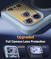 Vista 395 de Diaclara - Funda diseñada para iPhone 15 Plus de 6.7 pulgadas, transparente, cuerpo completo, con protector de pantalla, resistente de protección