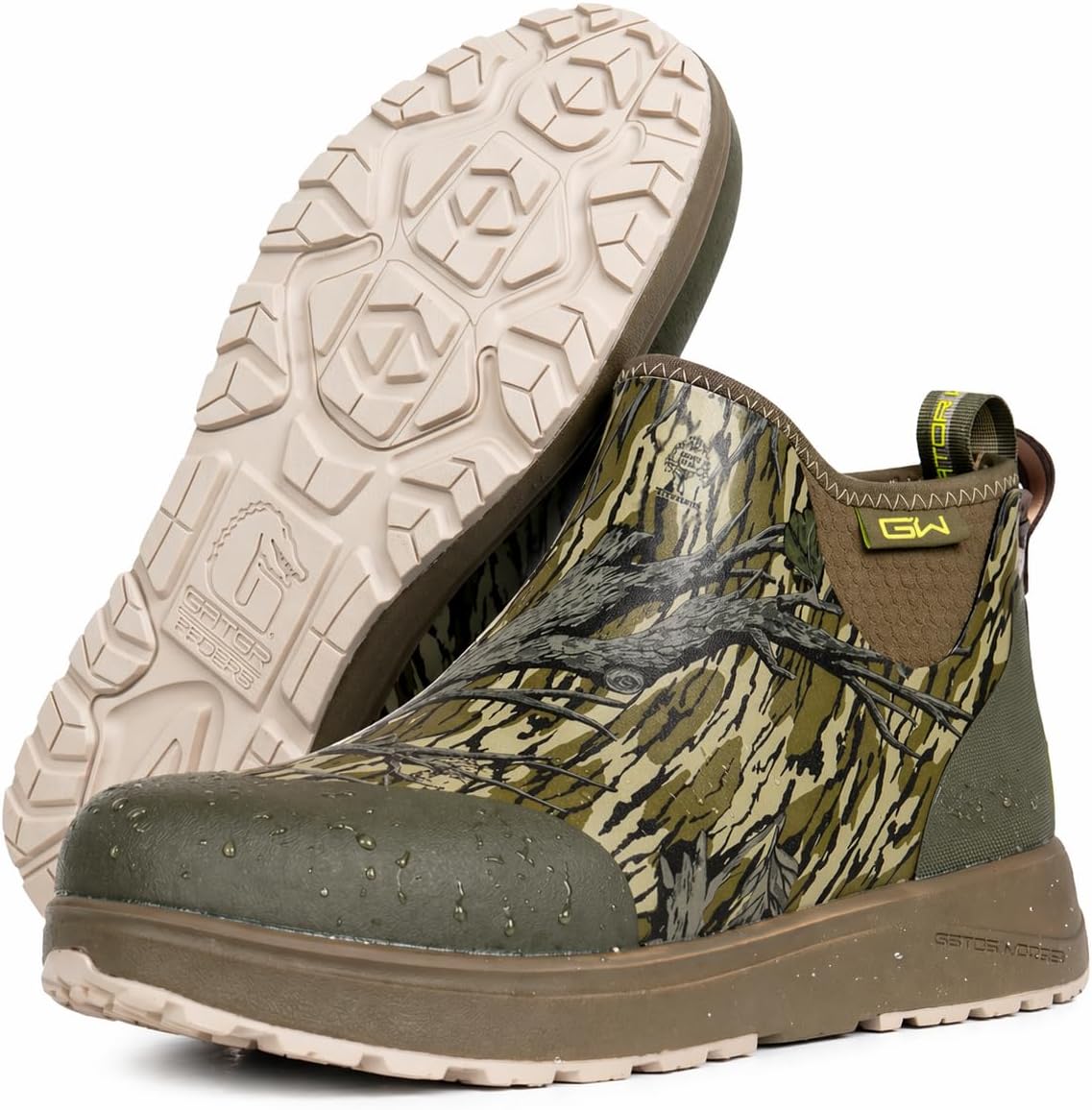 Gator Waders Trek Boots - Deck Ankle Rain Boot for Hunting, Fishing, Camping & More
