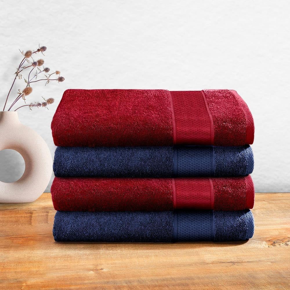 Wakefit Toallas de baño | 500 GSM | Toalla de baño, toalla de baño para hombres, toalla de baño para mujeres, toallas para baño de tamaño grande, toallas de algodón para baño, toallas de rizo 100%