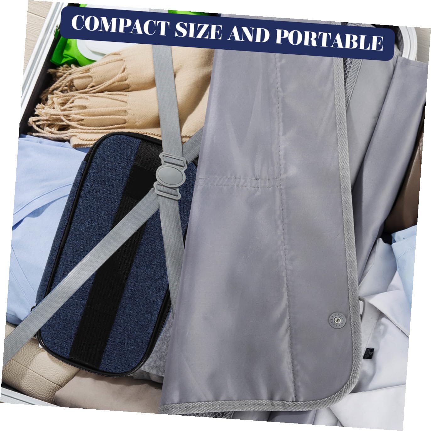 Borsa da Viaggio Scomparti Borsa per Cosmetici Portatile Custodia per Articoli da Toeletta Organizer da Viaggio Multifunzione per Viaggi e Campeggio
