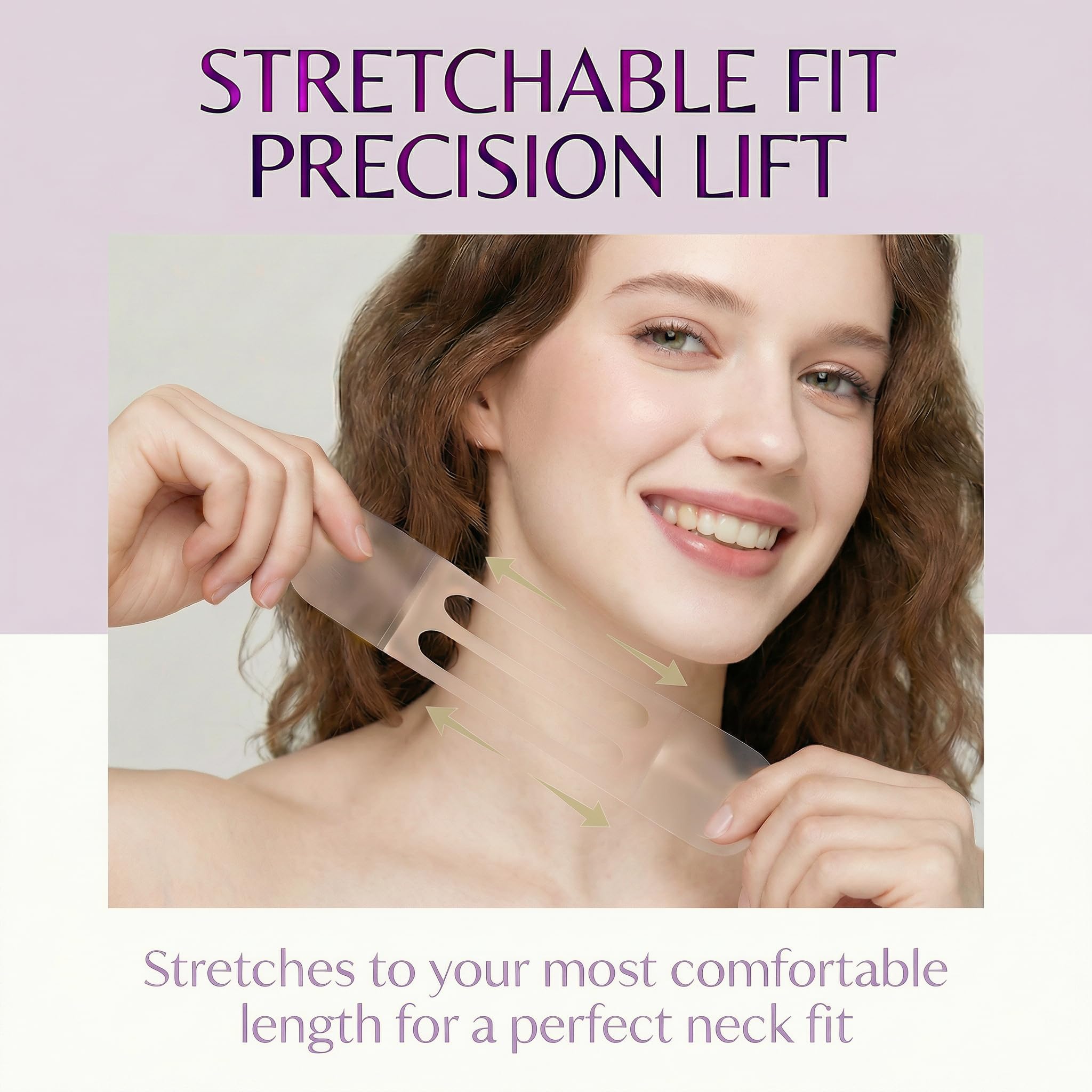 MOONONE Disposable Invisible Neck Lift Tape, Instant Neck Lift, 12-Pack