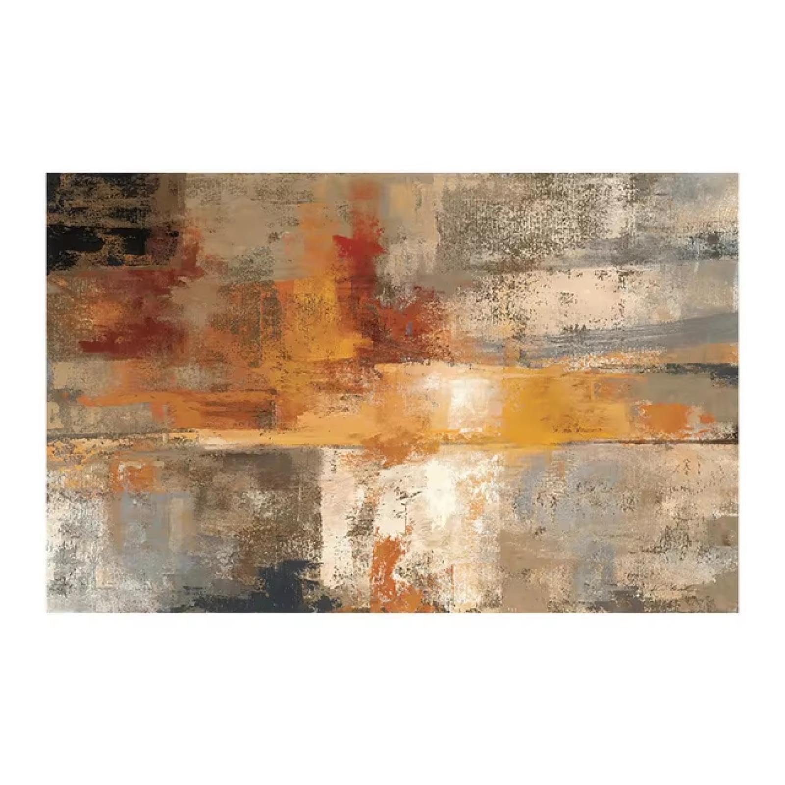 IEUUUB Stampe su tela di arte astratta da parete, dipinti moderni su tela, quadri su tela, decorazioni da parete per soggiorno, 50x70 cm (20x28 pollici) con cornice