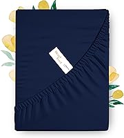 Vista 98 de Carressa Linen Sábana bajera ajustable 100% algodón tamaño King – Sábana bajera de 800 hilos King de algodón, lujosamente suave, refrescante