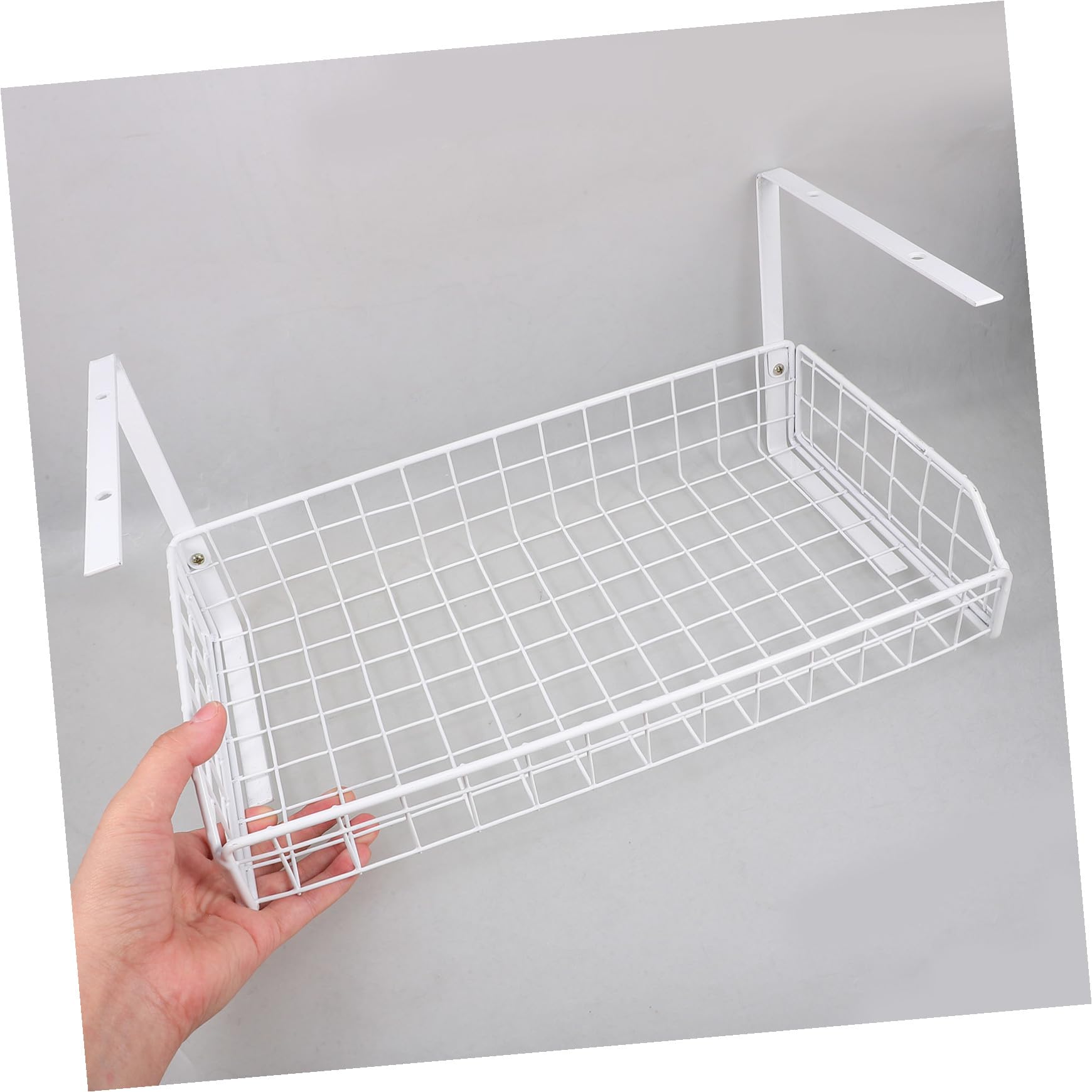 TOYANDONA Organisateur de Câbles sous Bureau Blanc Résistant Support de Rangement Compact et Léger pour Câbles et Chargeurs Installation Facile sans Perçage pour Bureau et Maison