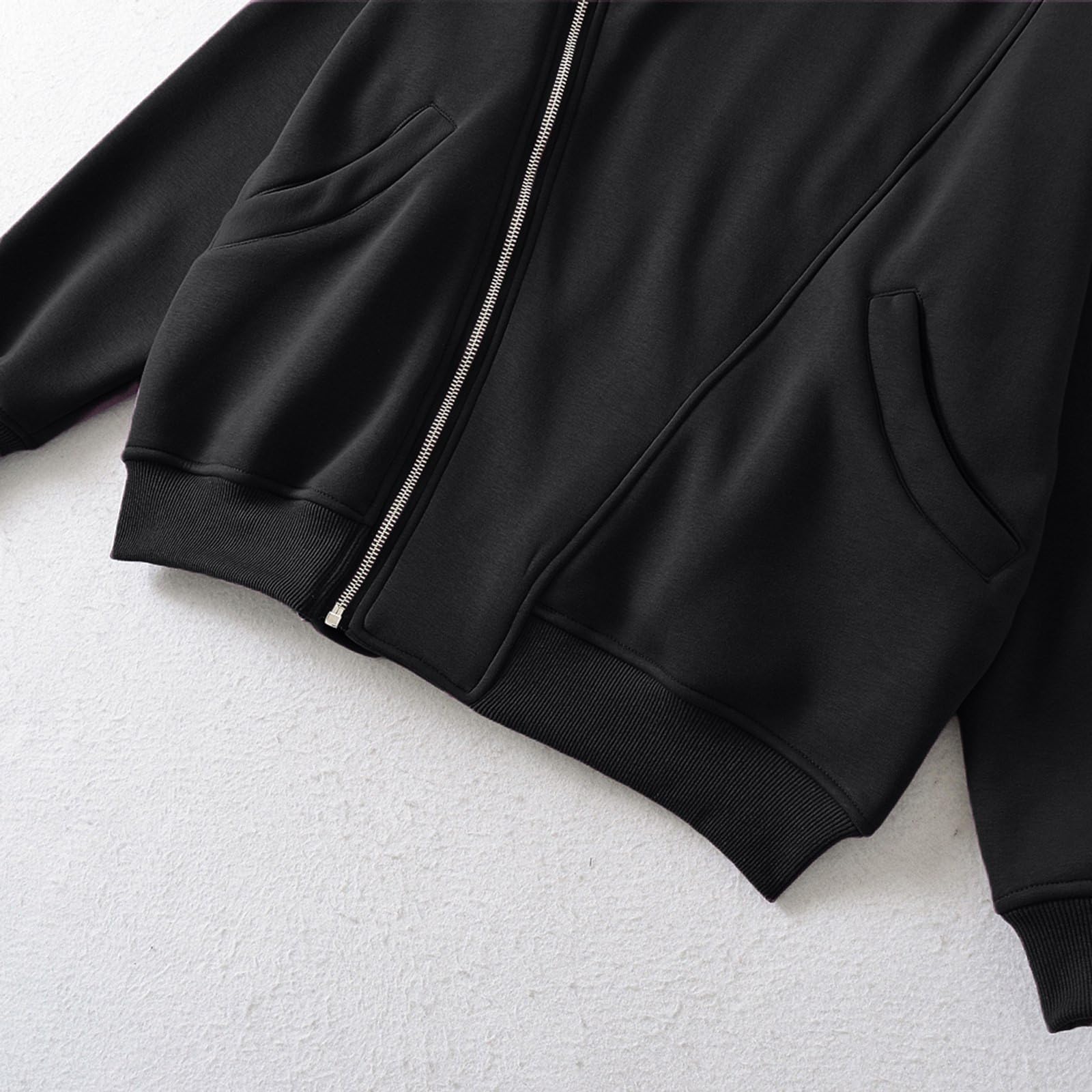 MaNMaNing Felpa con Cappuccio Donna Zip Obliqua Design Dolce Piccante Pile Maglia Pullover Cappuccio Giacca Casual alla Moda E Calda