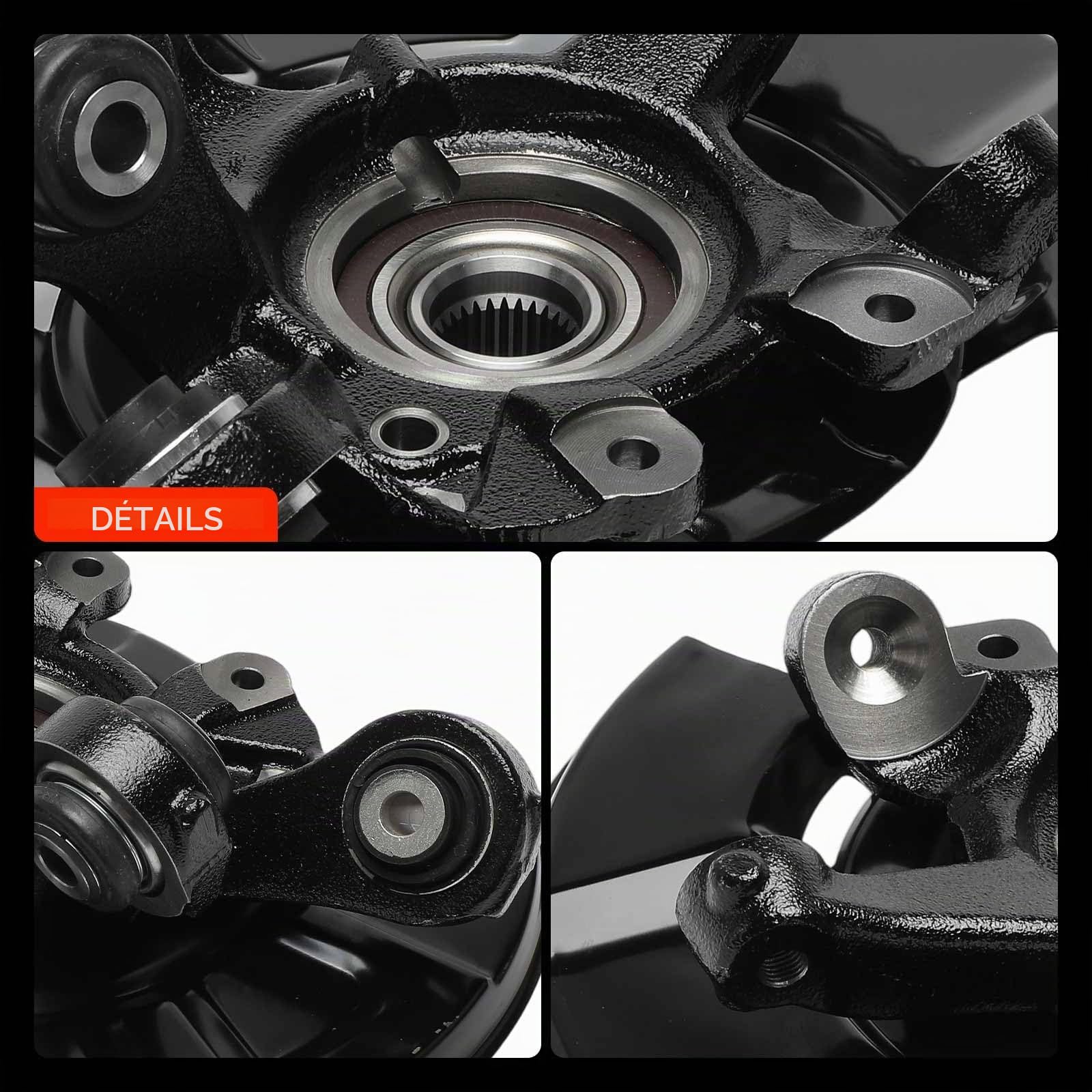 Frankberg Fusée d'Essieu Suspension de Roue Arrière Gauche Compatible avec Série 1 E81 Série 1 E81 E87 E88 Série 1 E88 E82 Série 3 E90 Série 3 E90 E93 E92 Série 3 Break E91 Remplacer# 33416760058