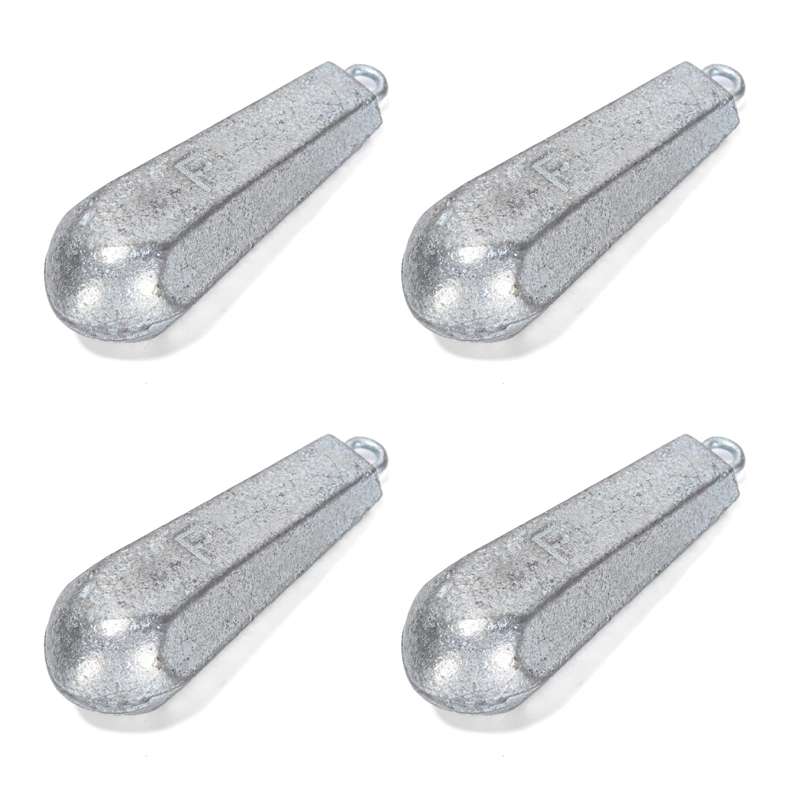 4Pcs 150g Fishing Weights Sinkers Bank Sinkers for Saltwater Freshwater